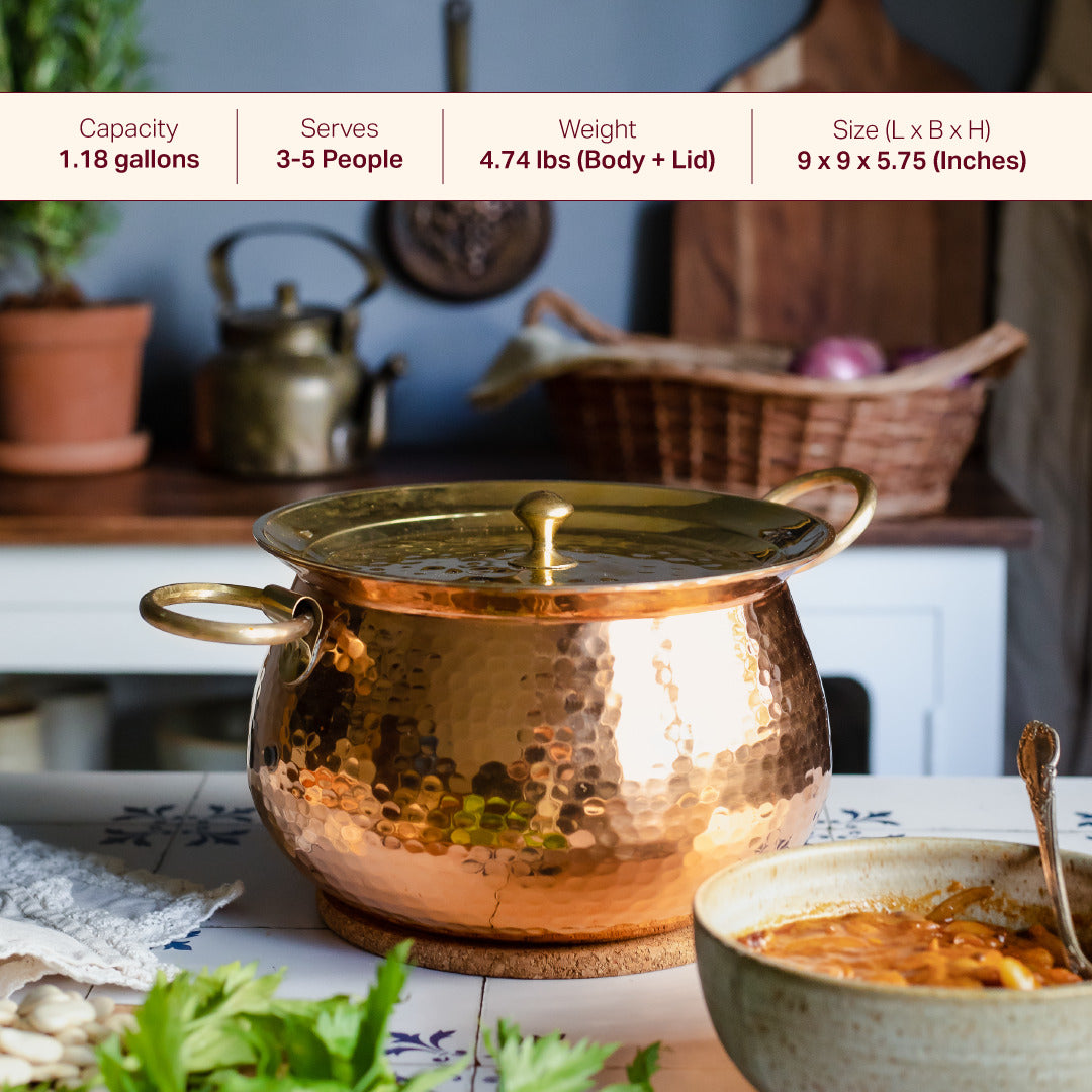 Handcrafted Copper Essentials Set | ISO certified – P•TAL