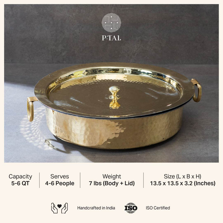 Brass Braiser Weight