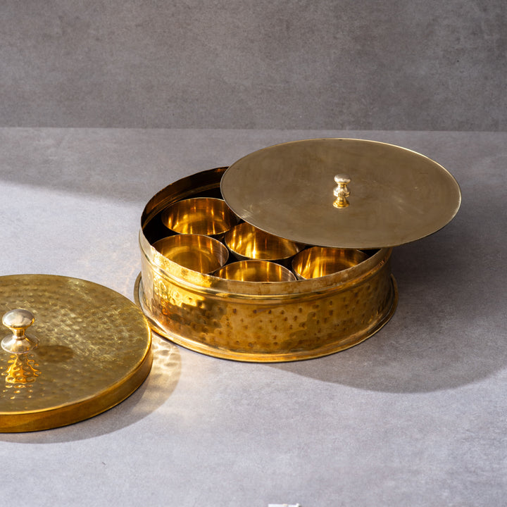 Brass Masala Box