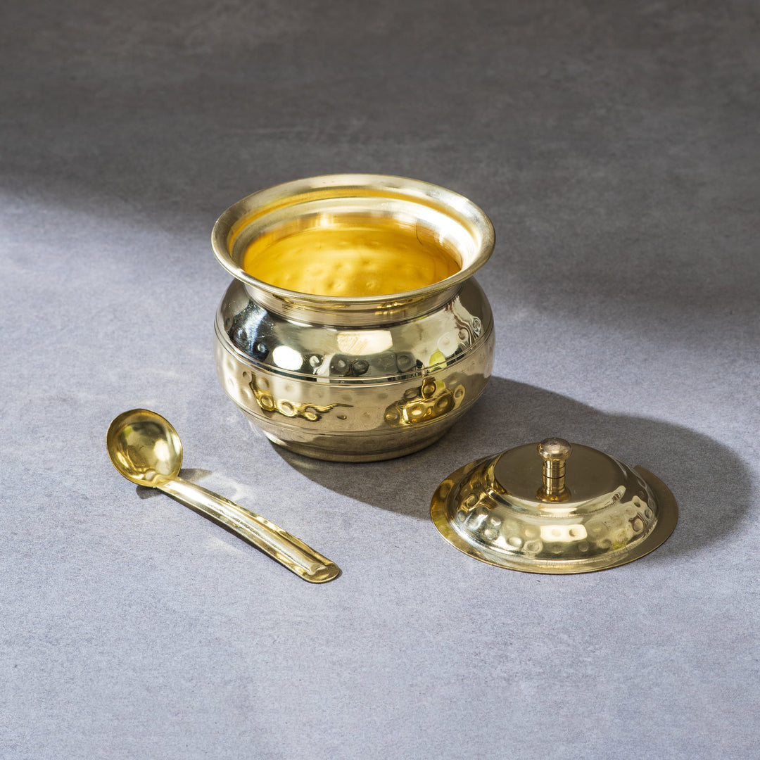 Pure Brass Ghee Pot