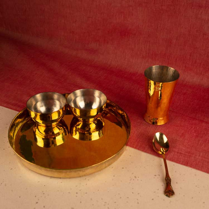 Brass Dinner set